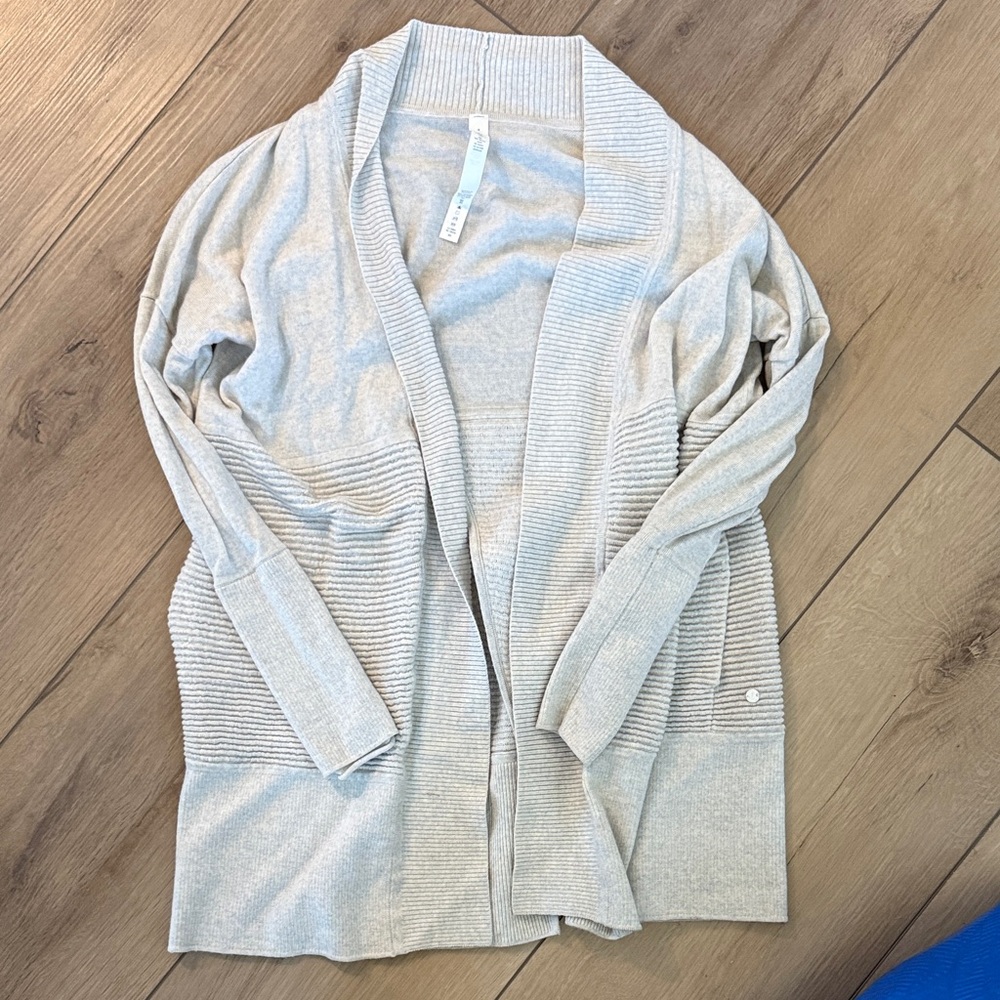 Lululemon Athletica Light Gray Women's Cardigan